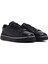 Erkek Siyah Bağcıklı Deri Sneaker 25WFD654618 3