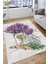 Vintage Mutfak Halısı Yıkanabilir Halı Kilim Kaymaz Tabanlı Yolluk Dot Tabanlı Halı 2197A 3