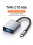 Type-C To VGA 1080P 60Hz Çevirici Dönüştürücü Kablo Adaptör 2