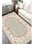 Vintage Desenli Floral Halı Yıkanabilir Kilim Kaymaz Tabanlı Yolluk Dot Tabanlı Halı 2101A 1