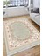 Vintage Desenli Floral Halı Yıkanabilir Kilim Kaymaz Tabanlı Yolluk Dot Tabanlı Halı 2101A 2