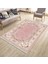 Vintage Desenli Floral Halı Yıkanabilir Kilim Kaymaz Tabanlı Yolluk Dot Tabanlı Halı 2098A 3