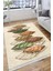 Tüy Desenli Vintage Yıkanabilir Halı Kilim Kaymaz Tabanlı Yolluk Dot Tabanlı Halı 2162A 4