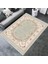 Vintage Desenli Floral Halı Yıkanabilir Kilim Kaymaz Tabanlı Yolluk Dot Tabanlı Halı 2101A 3