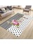 Puantiyeli Halı Yıkanabilir Halı Kilim Kaymaz Tabanlı Yolluk Dot Tabanlı Halı 2195A 1