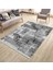 Gri Çiçekli Halı Yıkanabilir Kilim Kaymaz Tabanlı Yolluk Dot Tabanlı Halı 2122C 3