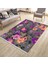 Kaymaz Tabanlı Halı Çiçek Desenli Yıkanabilir Halı Kilim Yolluk Dot Tabanlı Halı 2199B 1