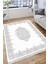 Etnik Desenli Kaymaz Taban Halı Makinede Yıkanabilir Kilim Dot Tabanlı Salon Halısı 3109A 1