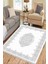 Etnik Desenli Kaymaz Taban Halı Makinede Yıkanabilir Kilim Dot Tabanlı Salon Halısı 3109A 4