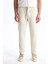 Lcw Vision Bej Slim Fit Keten Karışımlı Erkek Pantolon 2