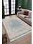 Eskitme Bohem Desen Makinede Yıkanabilir Kilim Kaymaz Dot Tabanlı Koridor Antre Halısı 3065A 3
