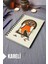 Kedi Desenli Ahşap Kapaklı Defter - Kareli Defter - Ajanda - Okul Defteri (A5 - 120 Sayfa) 1
