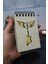 Gitar Kanat Temalı Ahşap Kapaklı Not Defteri - Mini Defter - Cep Defteri - Benim Listem 1
