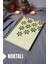 Çiçek Desenli Ahşap Kapaklı Defter - Noktalı Defter - Ajanda - Okul Defteri (A5 - 120 Sayfa) 1