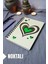 Kalp Desenli Ahşap Kapaklı Defter - Noktalı Defter - Ajanda - Okul Defteri (A5 - 120 Sayfa) 1