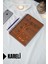 Panda Temalı Ahşap Kapaklı Defter - Kareli Defter - Ajanda - Okul Defteri (A5 - 120 Sayfa) 1
