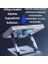 360 Derece Ayarlanabilir Metal Laptop Standı Rgb Fanlı Notebook Tutucu Alüminyum Macbook Yükseltici 5