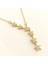 Yıldızlı Kolye Kayan Yıldız Kolye Çelik Gold 45+5cm 1