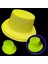Bfs Neon Partisi Sarı Renk Plastik Fötr Şapka 2