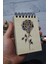 Gül Temalı Ahşap Kapaklı Not Defteri - Mini Defter - Cep Defteri - Benim Listem 1