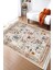 Klasik Vintage Floral Halı Yıkanabilir Kilim Kaymaz Tabanlı Yolluk Dot Tabanlı Halı 2070A 4