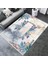 Modern Desenli Yıkanabilir Halı Kilim Kaymaz Tabanlı Yolluk Dot Tabanlı Halı 2198B 1