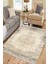Eskitme Desenli Kaymaz Taban Halı Makinede Yıkanabilir Kilim Dot Tabanlı Salon Halısı 3016B 2