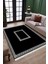 Çizgili Desen Kaymaz Taban Halı Makinede Yıkanabilir Kilim Dot Tabanlı Salon Halısı 3110E 3