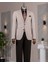 Italyan Stil Slim Fit Mono Yaka Erkek Tek Ceket Kahverengi T14357 1
