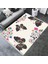 Kelebek Desenli Halı Yıkanabilir Kilim Kaymaz Tabanlı Yolluk Dot Tabanlı Halı 2055C 3