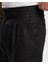 Italyan Stil Slim Fit Keten Karışımlı Pantolon Siyah T13626 3