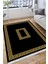 Çizgili Desen Kaymaz Taban Halı Makinede Yıkanabilir Kilim Dot Tabanlı Salon Halısı 3110F 2