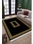 Çizgili Desen Kaymaz Taban Halı Makinede Yıkanabilir Kilim Dot Tabanlı Salon Halısı 3110F 3