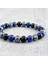 Lapis Lazuli, Hematit ve Oniks Doğal Taş Bileklik 1