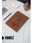Galata Kulesi Temalı Ahşap Kapaklı Defter - Kareli Defter - Ajanda - Okul Defteri (A5 - 120 Sayfa) 1