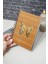 Kelebek Temalı Ahşap Kapaklı Defter - Kareli Defter - Ajanda - Okul Defteri (A5 - 120 Sayfa) 3