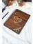 Kalp Ahşap Kapaklı Defter - Çizgisiz Defter - 60 Yaprak (120 Sayfa) - A5 15X21 cm 1