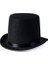 Bfs Ikinci Kalite Yetişkinler Için Siyah Renk Ringmaster Sihirbaz Şapkası Fötr Şapka 15 cm 2