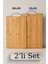 Bambu Kesme Tahtası 2’li Set (20X30 cm & 22X32 Cm) 1