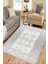 Kaymaz Tabanlı Halı Kolay Süpürülebilir Makinede Yıkanabilir Kilim Dot Tabanlı Salon Halısı 3077D 4