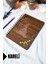 Izmir Ahşap Kapaklı Spiralli Okul Defteri - Kareli Defter - 60 Yaprak (120 Sayfa) - A5 15X21 cm 1