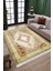 Gold Dekoratif Halı Kaymaz Tabanlı Makinede Yıkanabilir Kilim Dot Tabanlı Salon Halısı 3137 3