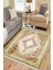 Gold Dekoratif Halı Kaymaz Tabanlı Makinede Yıkanabilir Kilim Dot Tabanlı Salon Halısı 3137 4
