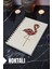 Flamingo Temalı Ahşap Kapaklı Defter - Noktalı Defter - Ajanda - Okul Defteri (A5 - 120 Sayfa) 1
