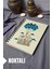 Uçan Balon Ev Desenli Ahşap Kapaklı Defter - Noktalı Defter - Ajanda - Okul Defteri (A5 - 120 Sayfa) 1