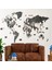 Ahşap Dünya Haritası Duvar Tablosu Dekor (Plus, Xlarge - 250X135 Cm, Ahşap) MF511 1