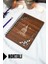 Galata Kulesi Ahşap Kapaklı Defter - Noktalı Defter - 60 Yaprak (120 Sayfa) - A5 15X21 cm 1