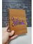 Istanbul Temalı Ahşap Kapaklı Defter - Kareli Defter - Ajanda - Okul Defteri (A5 - 120 Sayfa) 3
