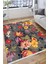 Kaymaz Tabanlı Halı Çiçek Desenli Yıkanabilir Halı Kilim Yolluk Dot Tabanlı Halı 2199A 3
