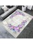 Yıkanabilir Çiçek Desenli Halı Kilim Kaymaz Tabanlı Yolluk Dot Tabanlı Halı 2131A 2